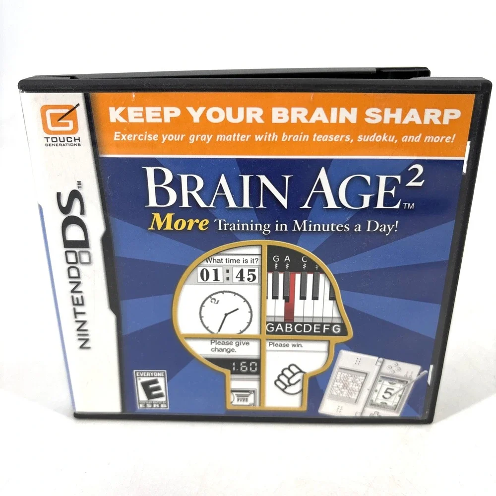 Brain Age 2 More Training‎ in Minutes a Day (Nintendo DS) Complete